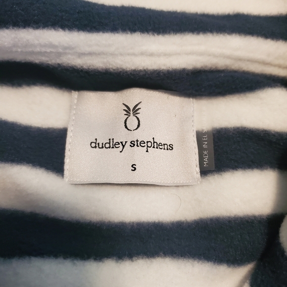 Dudley Stephens Navy & White Striped Pullover Fleece Size Small, Naut… - Picture 8 of 13